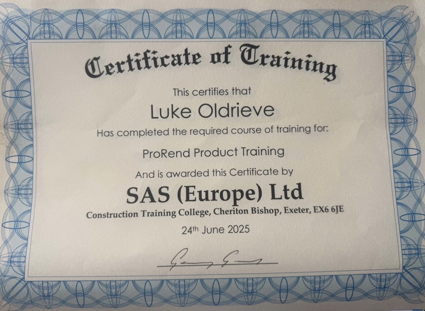 ProRend Product Training