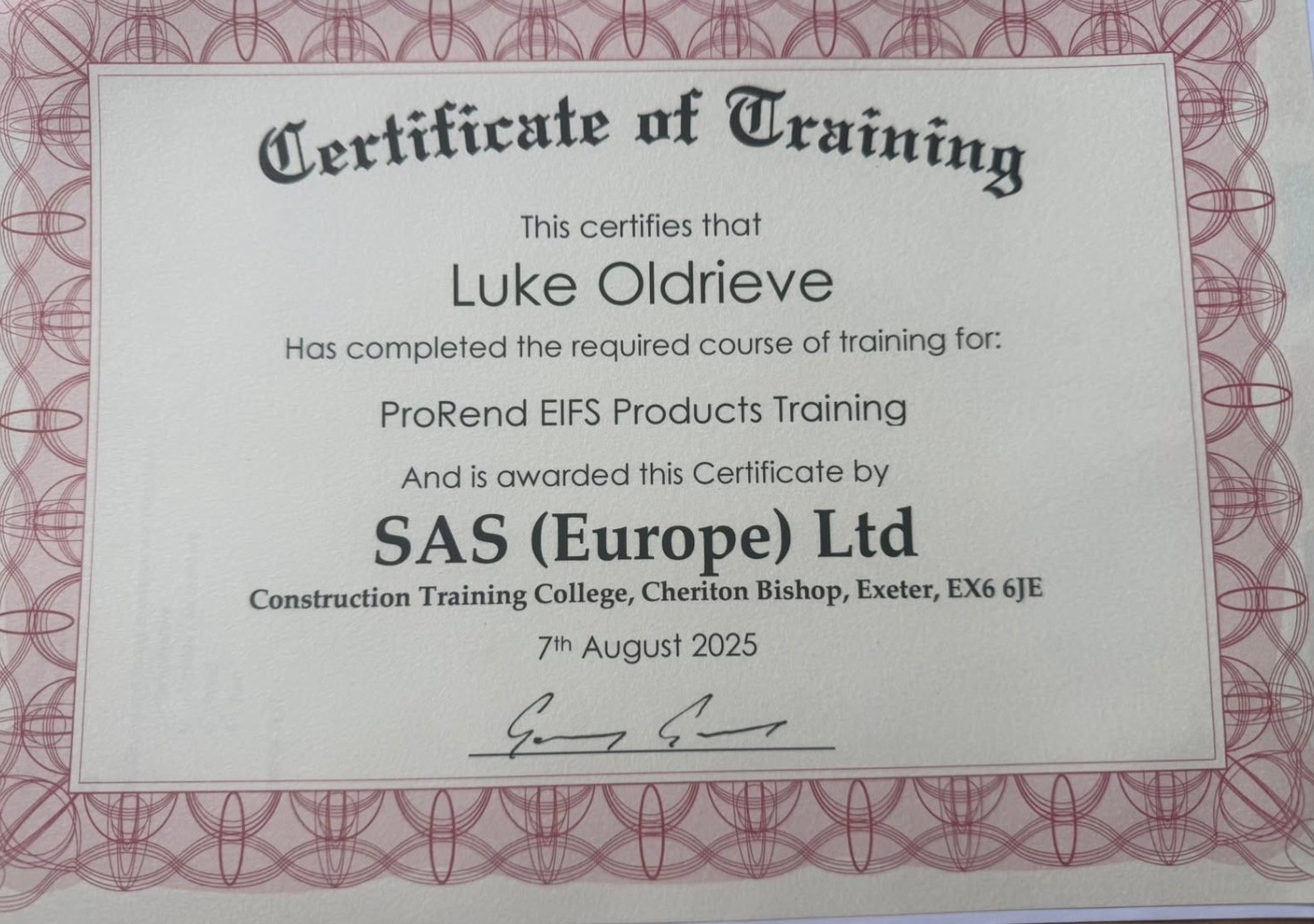 ProRend EIFS Products Training