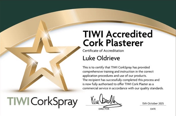 TIWI Accredited Cork Plasterer